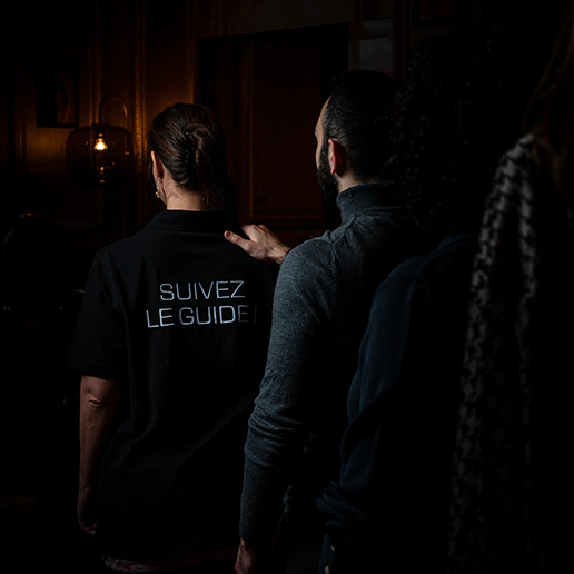 Аутентичная встреча с гидом в ресторане Dans le Noir?