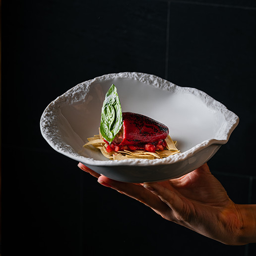 Неожиданный десерт для необычного предложения руки и сердца в ресторане Dans le Noir?